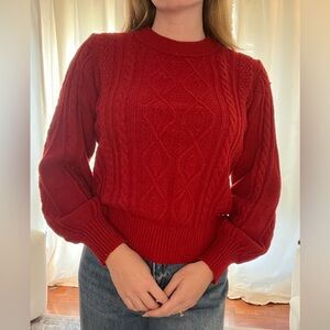 Ann Taylor Red Sweater